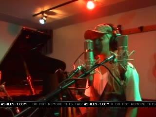 Ashley in studio.  Her album, Heads.. Music - Ashley Tisdale